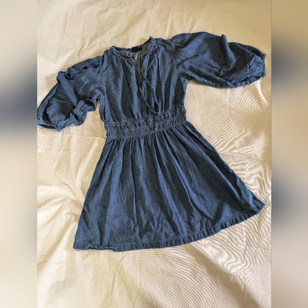 Gap Denim Dress LG Tall Barely Worn